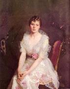 William McGregor Paxton Portrait of Louise Converse oil